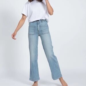 ASKK NY Sailor High Rise Jeans in Water Street size 26